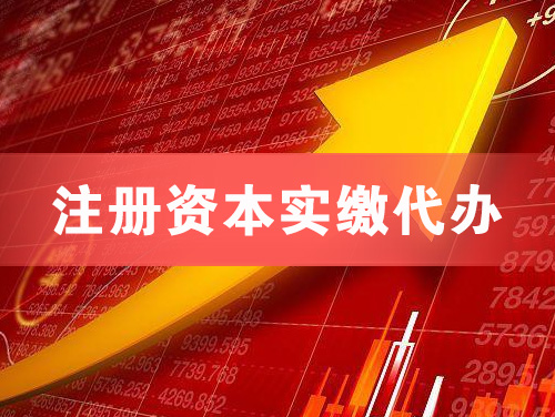 涟源注册资本实缴代办